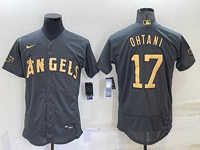 Los Angeles Angels #17 Shohei Ohtani Grey 2022 All Star Stitched Flexbase Nike Jersey,We sell and wholesale Los Angeles Angels #17 Shohei Ohtani Grey 2022 All Star Stitched Flexbase Nike Jersey on line form chian!